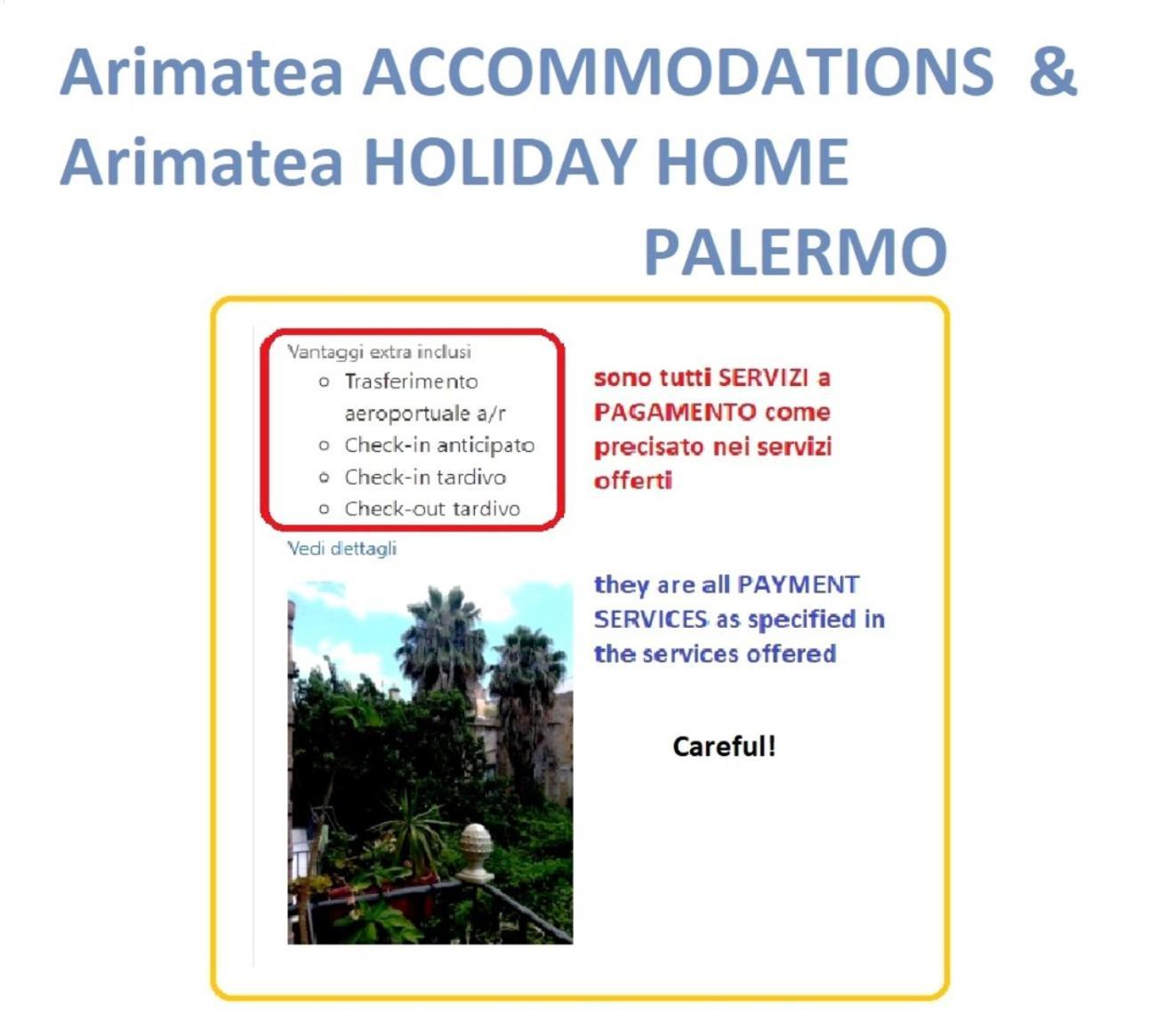Arimatea Casa Vacanza Palermo Exterior foto
